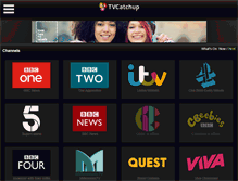 Tablet Screenshot of android.tvcatchup.com